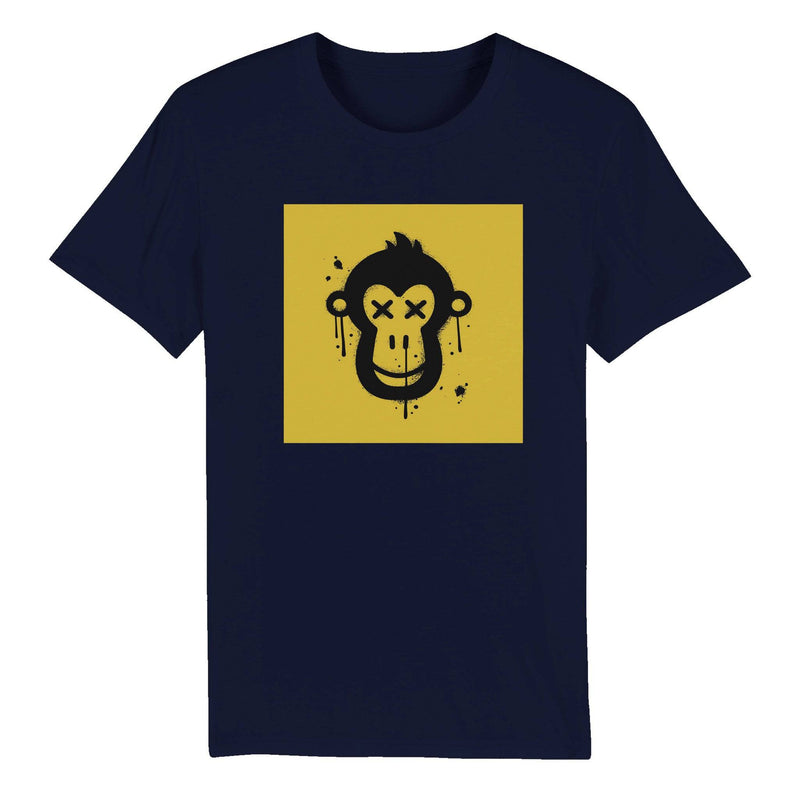 100% Organic Unisex T-shirt/Monkey-X - Enet Images