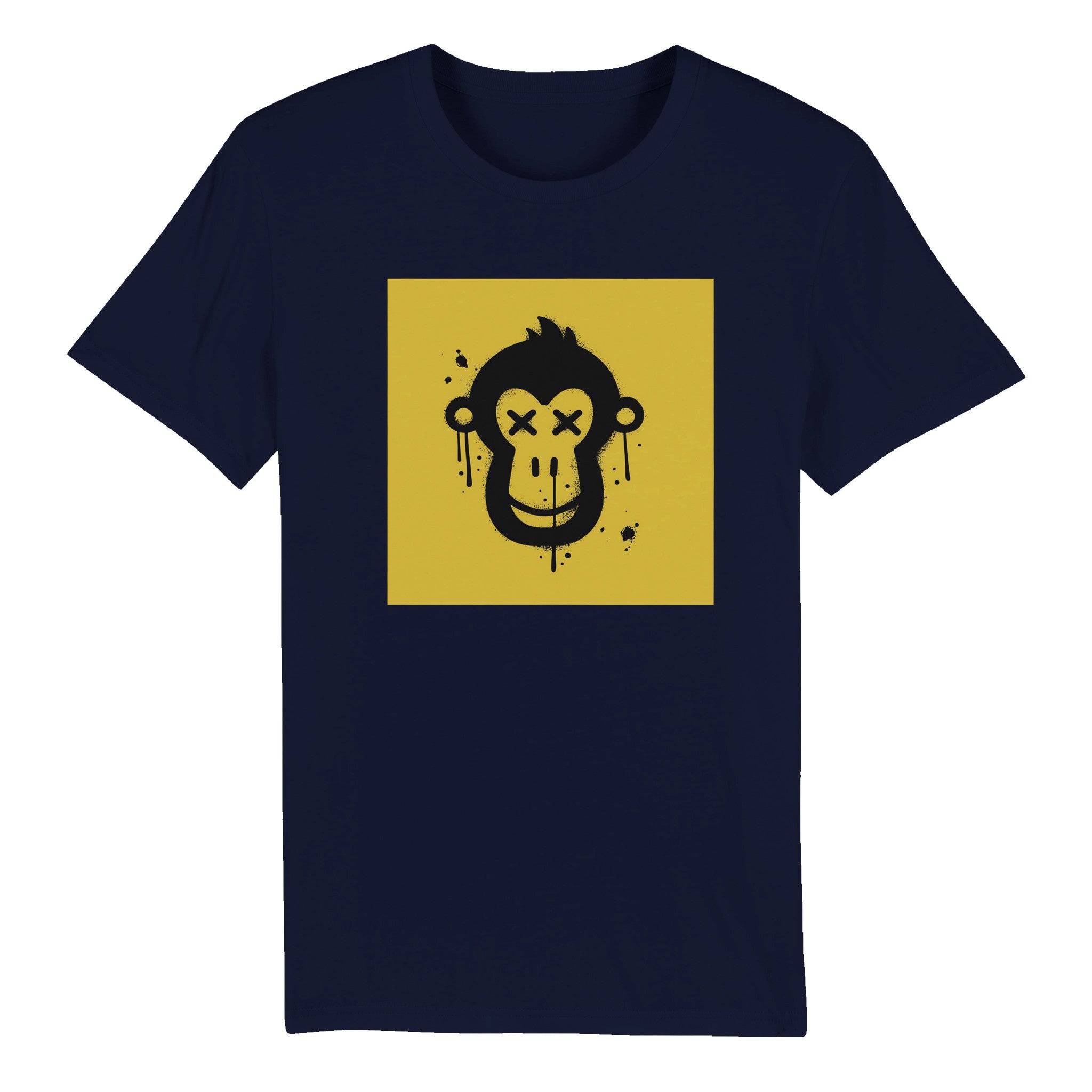 100% Organic Unisex T-shirt/Monkey-X - Enet Images