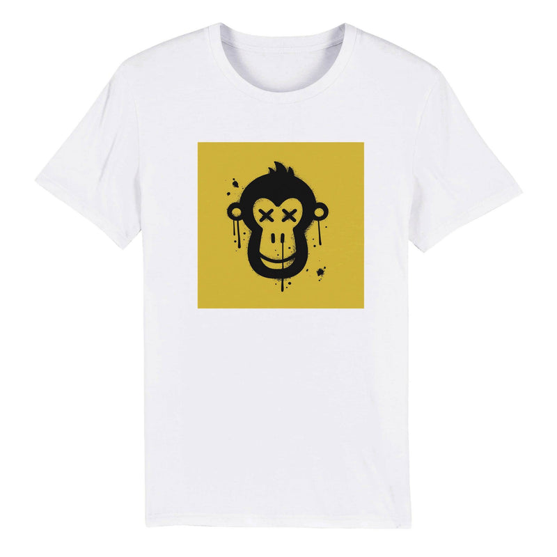 100% Organic Unisex T-shirt/Monkey-X - Enet Images