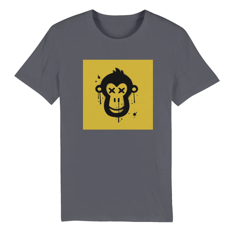 100% Organic Unisex T-shirt/Monkey-X - Enet Images
