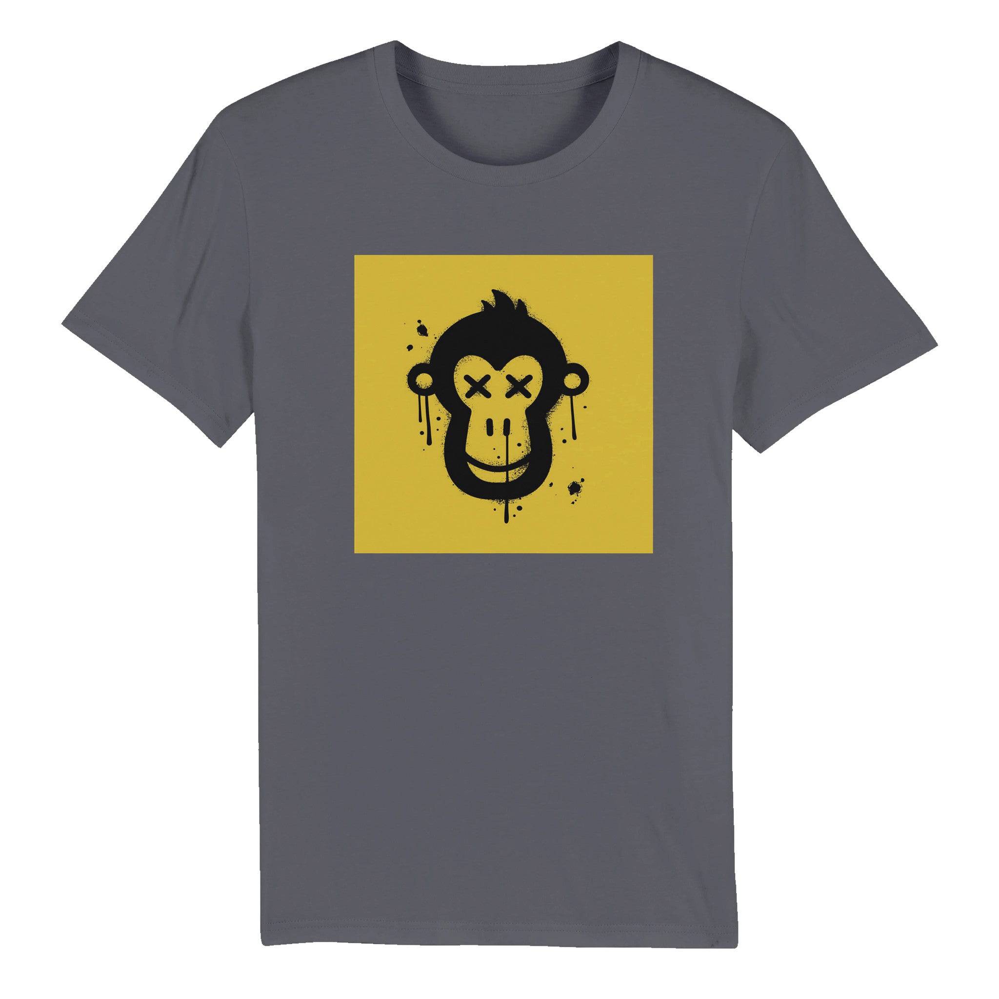100% Organic Unisex T-shirt/Monkey-X - Enet Images