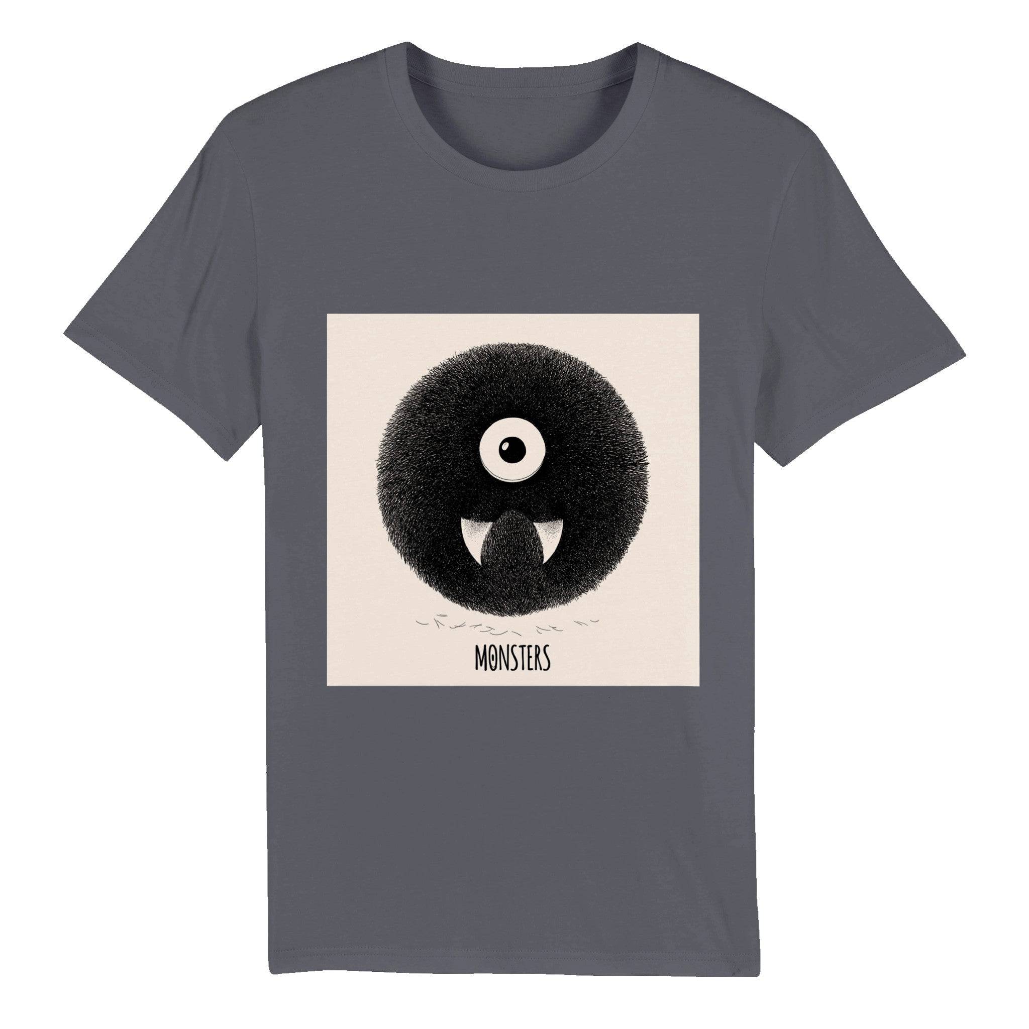 100% Organic Unisex T-shirt/Monsters - Enet Images