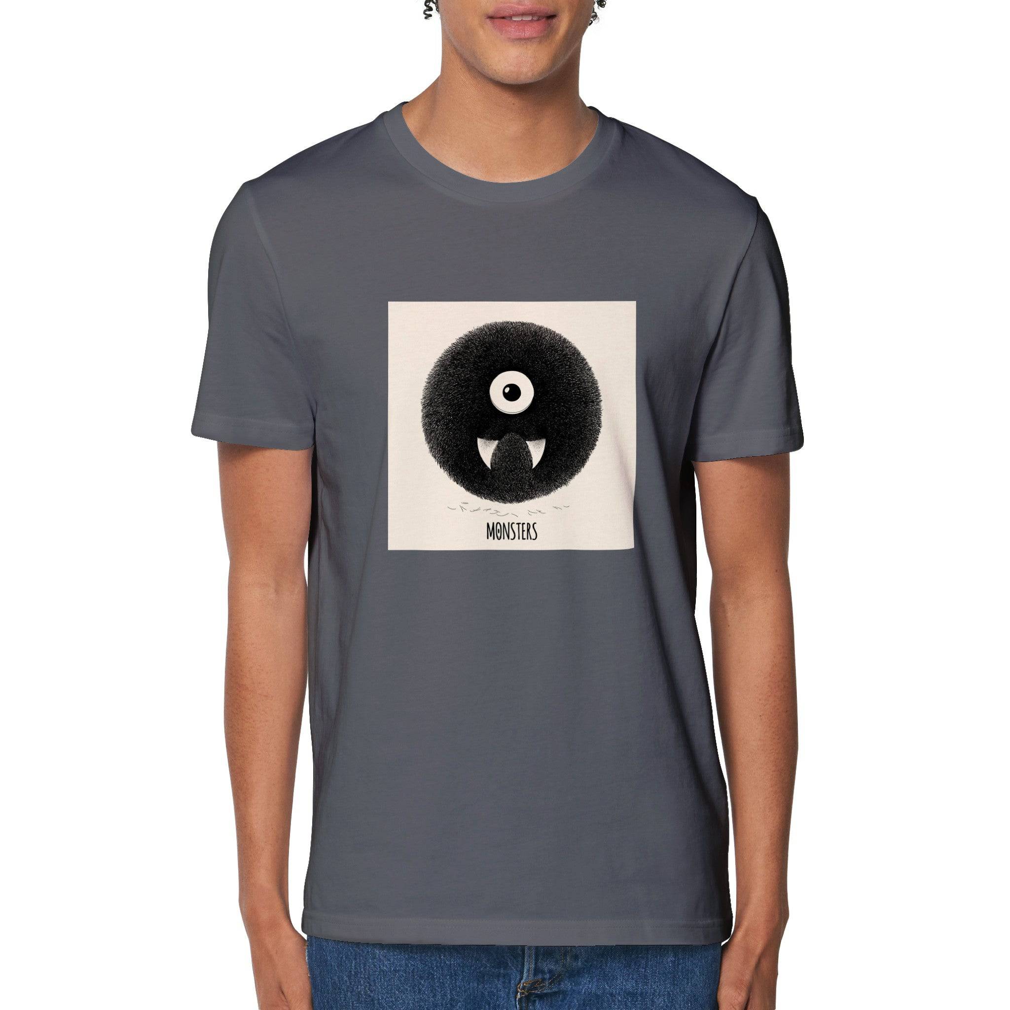 100% Organic Unisex T-shirt/Monsters - Enet Images
