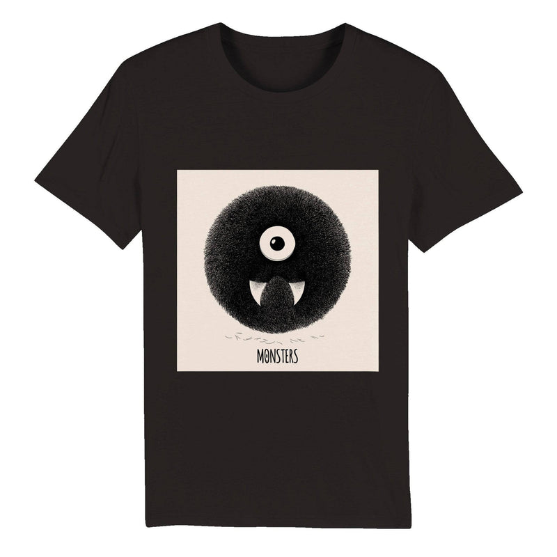 100% Organic Unisex T-shirt/Monsters - Enet Images