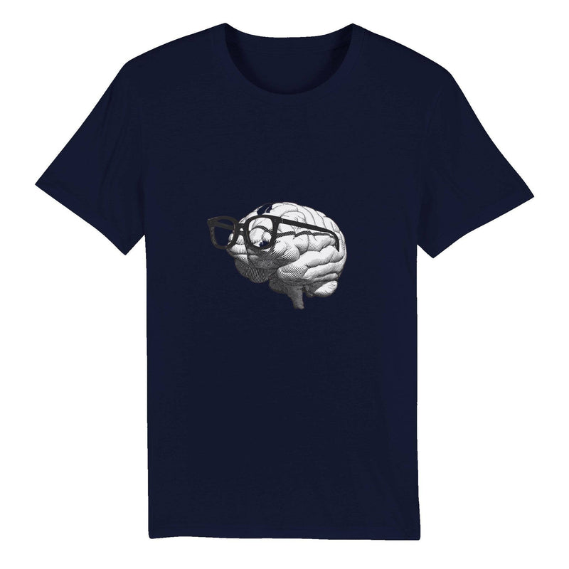 100% Organic Unisex T-shirt/Mr-Brain - Enet Images
