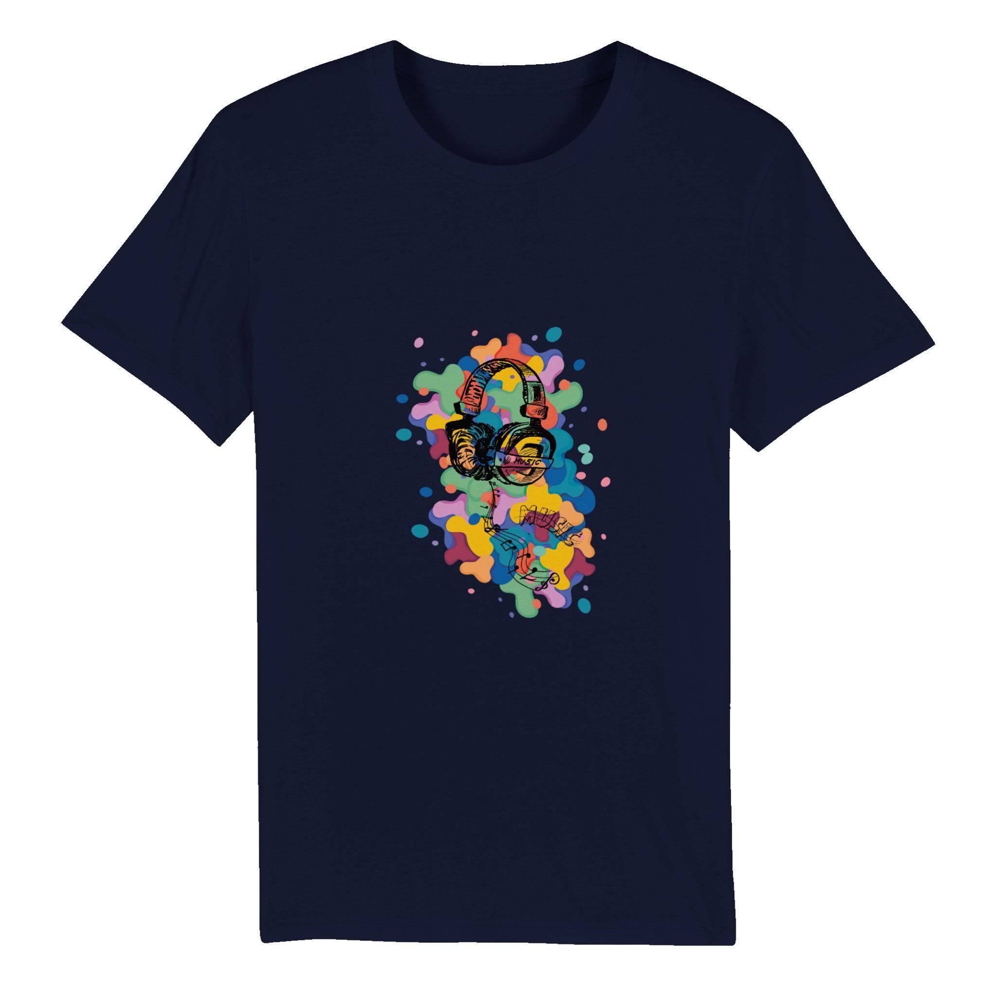 100% Organic Unisex T-shirt/Music-Color - Enet Images