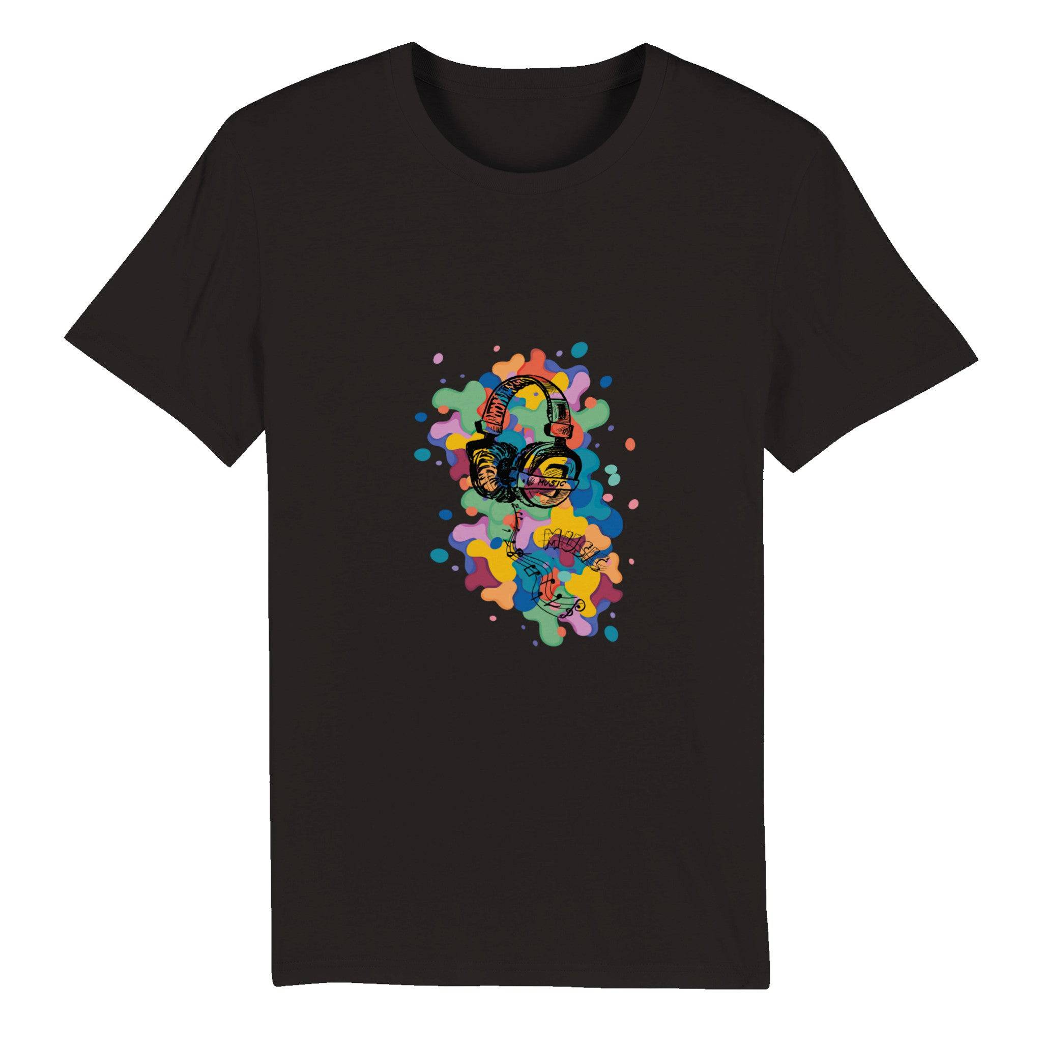 100% Organic Unisex T-shirt/Music-Color - Enet Images