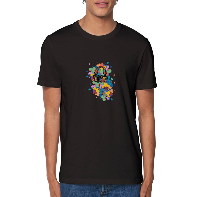 100% Organic Unisex T-shirt/Music-Color - Enet Images