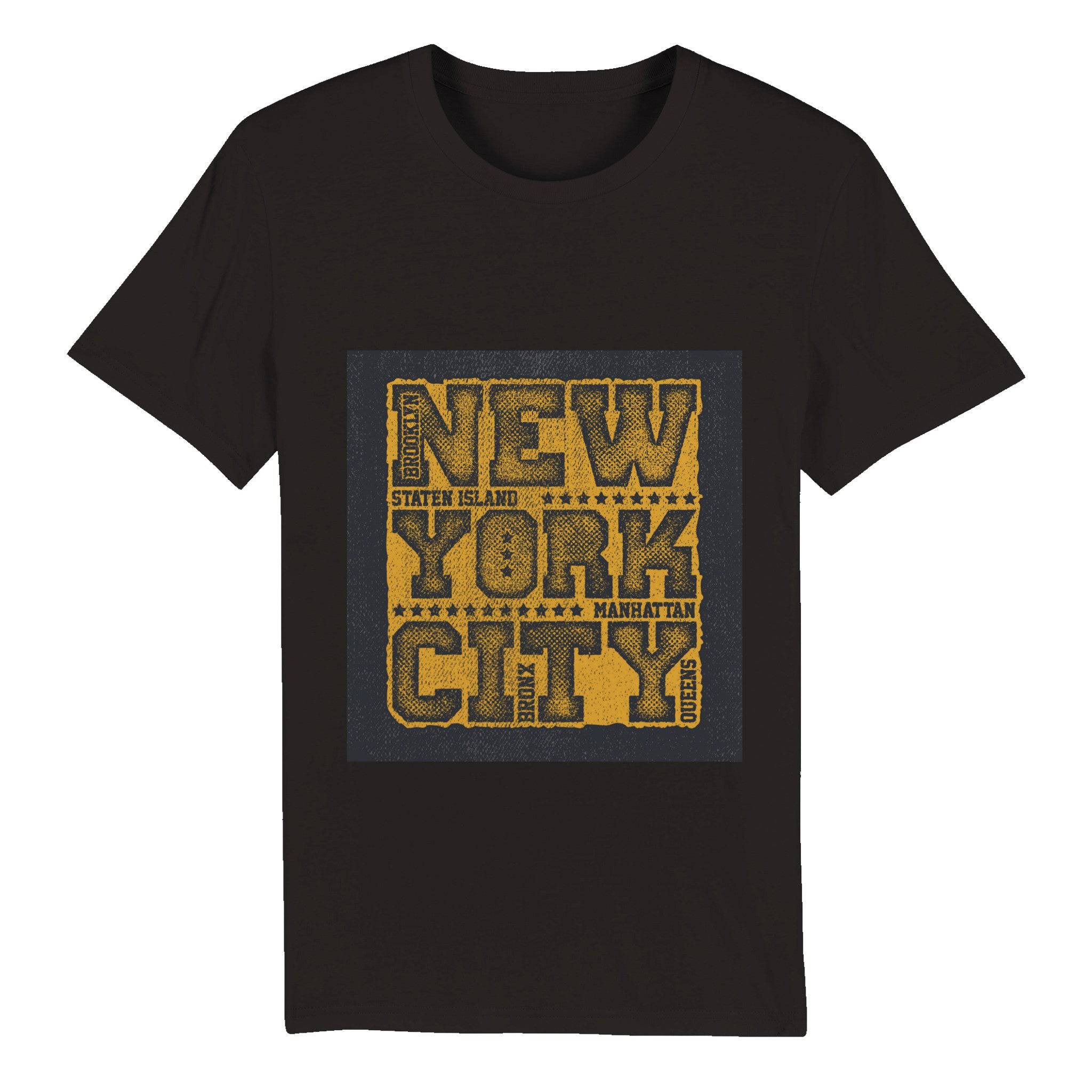 100% Organic Unisex T-shirt/New-York-City - Enet Images