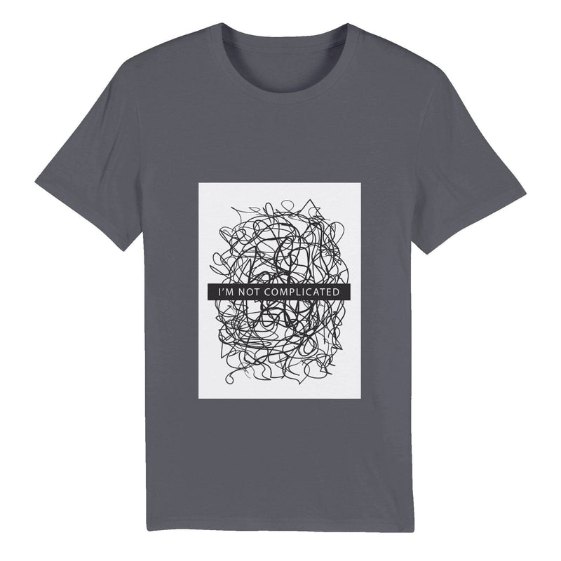 100% Organic Unisex T-shirt/Not-Complicated - Enet Images