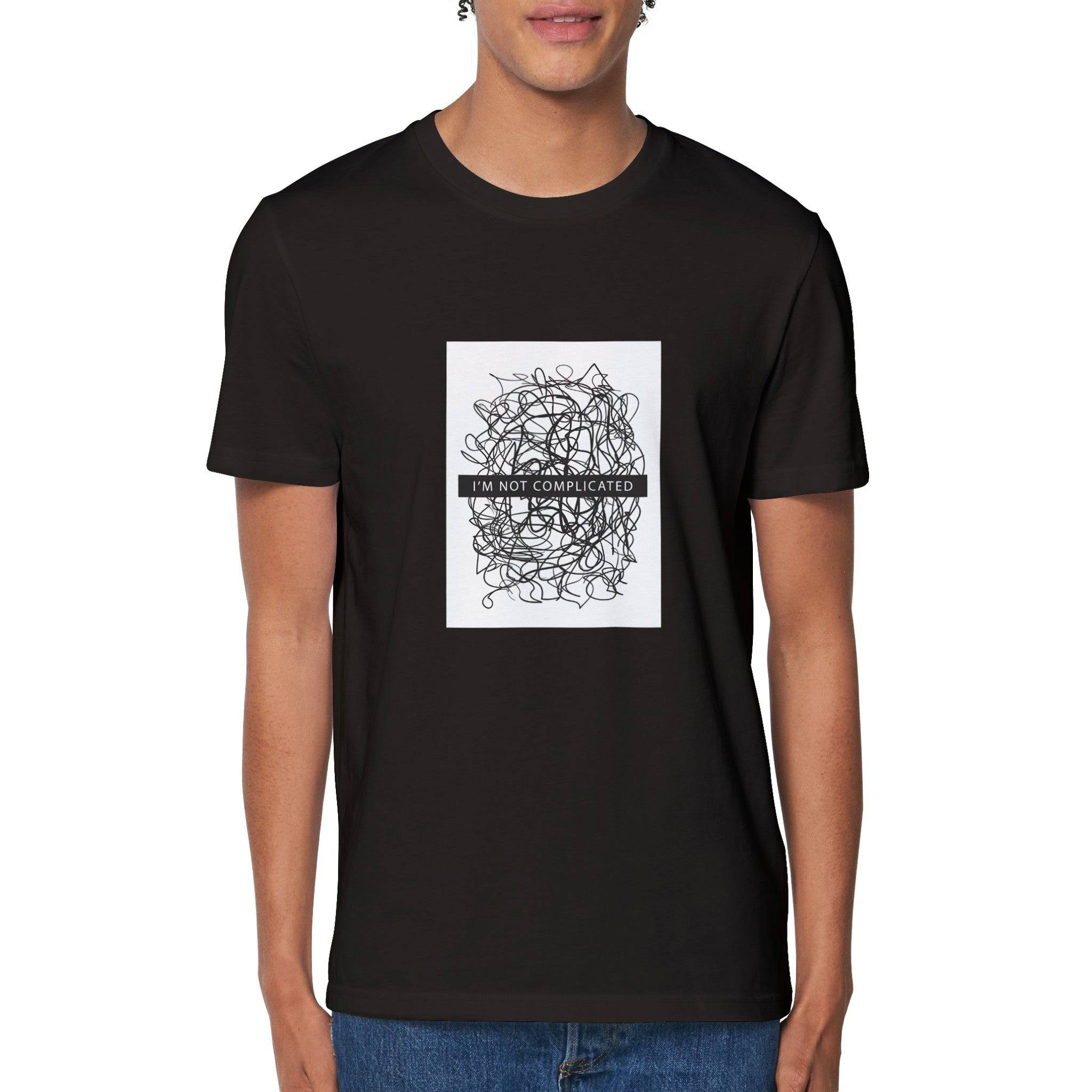 100% Organic Unisex T-shirt/Not-Complicated - Enet Images