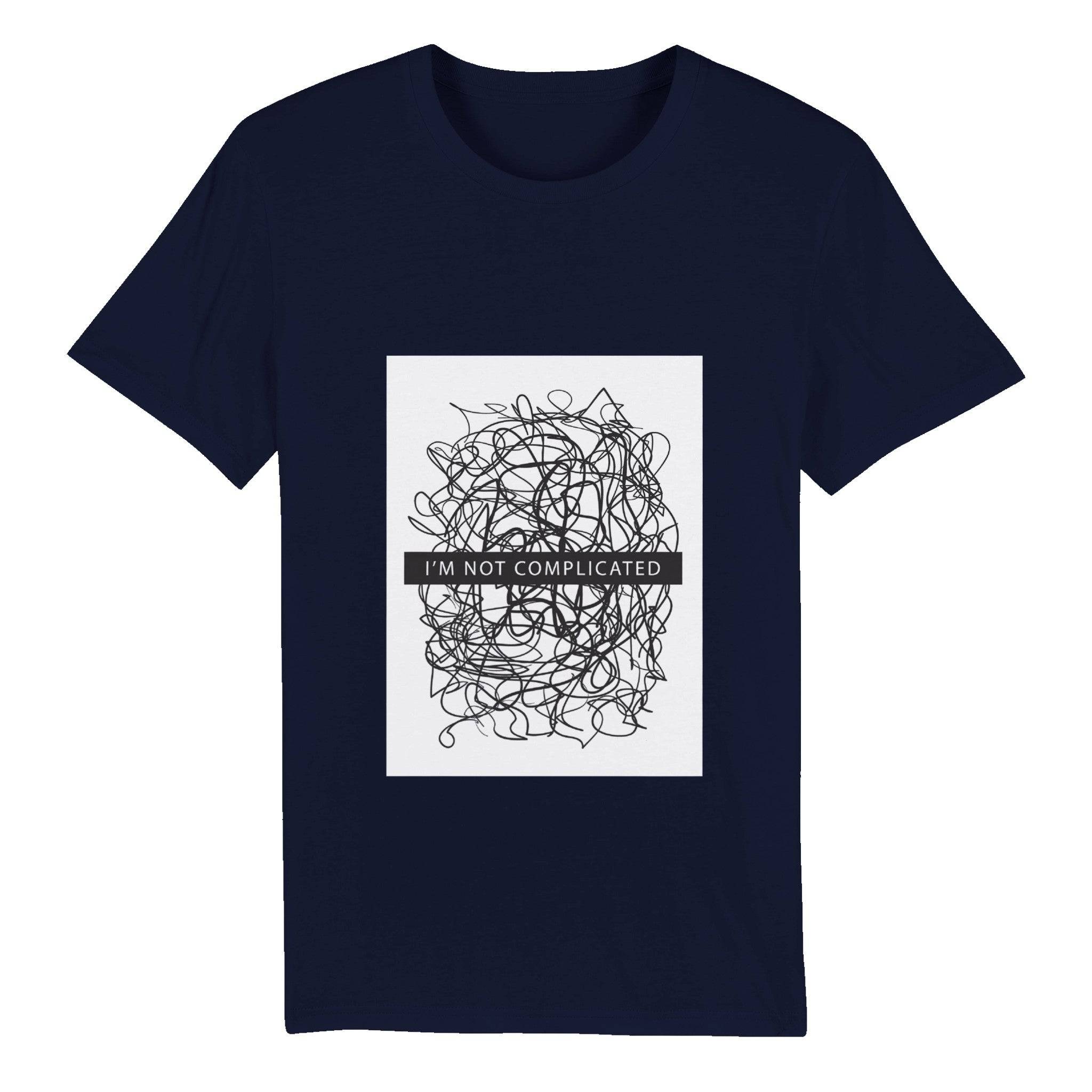 100% Organic Unisex T-shirt/Not-Complicated - Enet Images