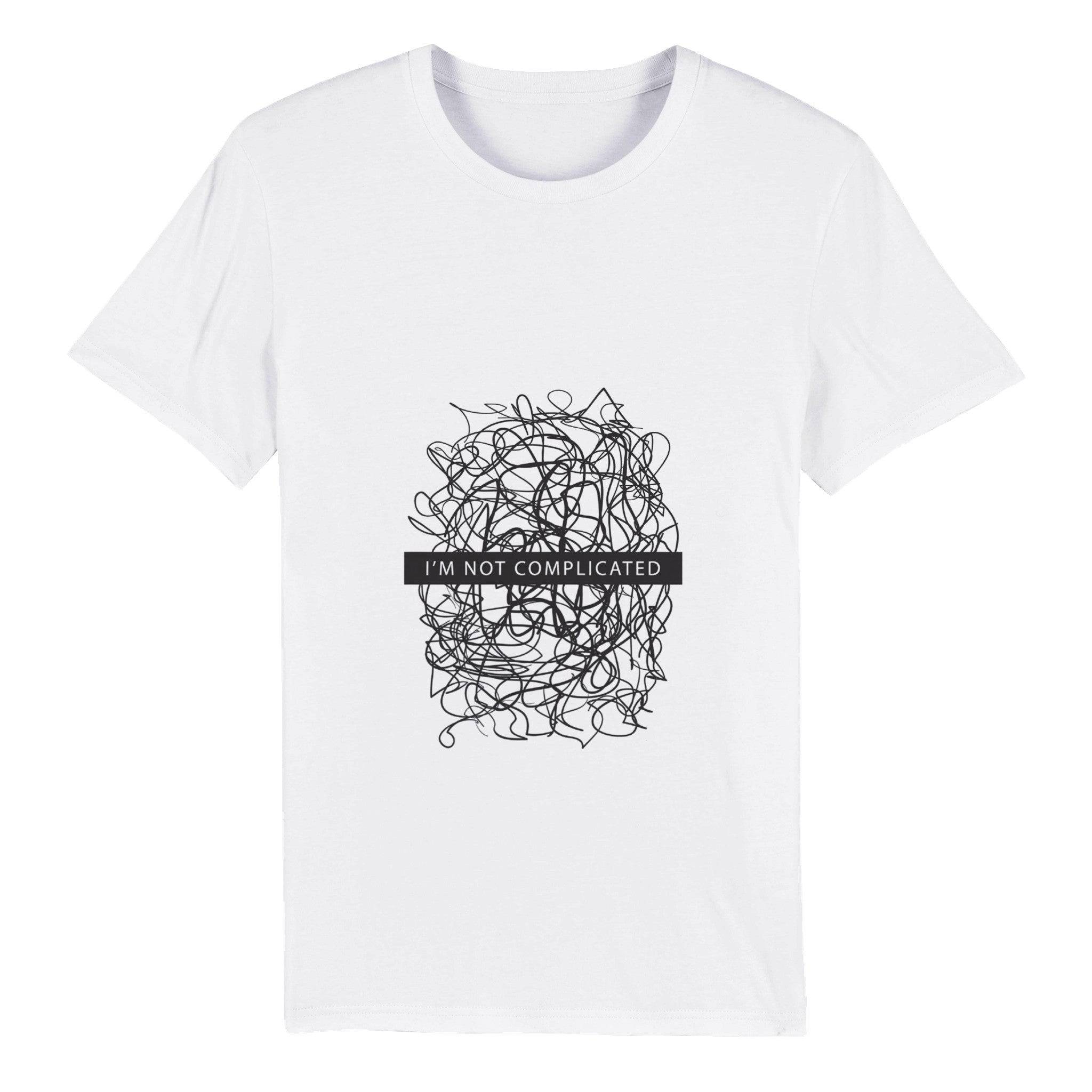 100% Organic Unisex T-shirt/Not-Complicated - Enet Images