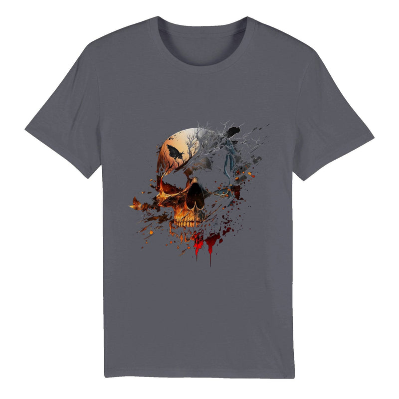 100% Organic Unisex T-shirt/Skull - Enet Images