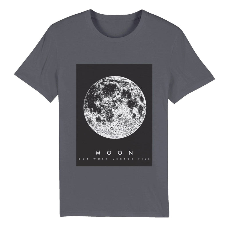 100% Organic Unisex T-shirt/The-Moon - Enet Images