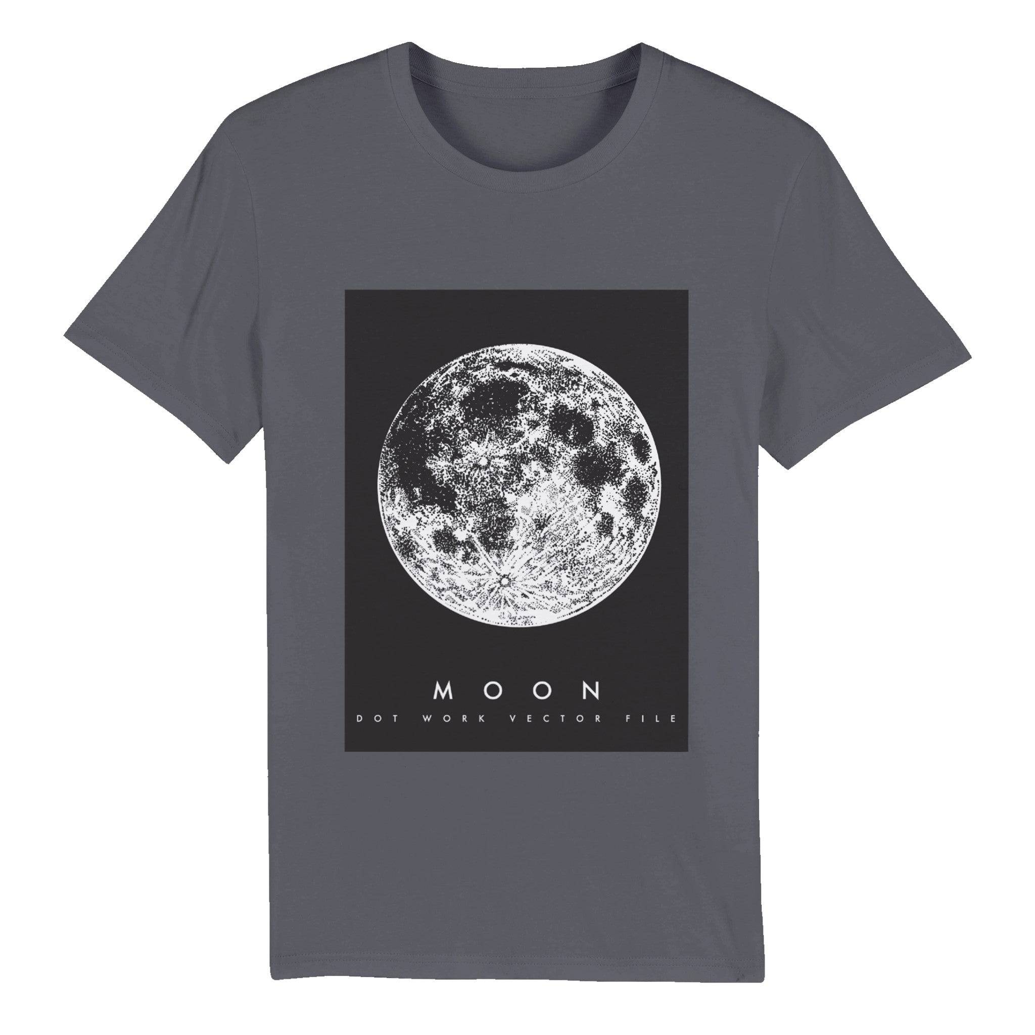 100% Organic Unisex T-shirt/The-Moon - Enet Images