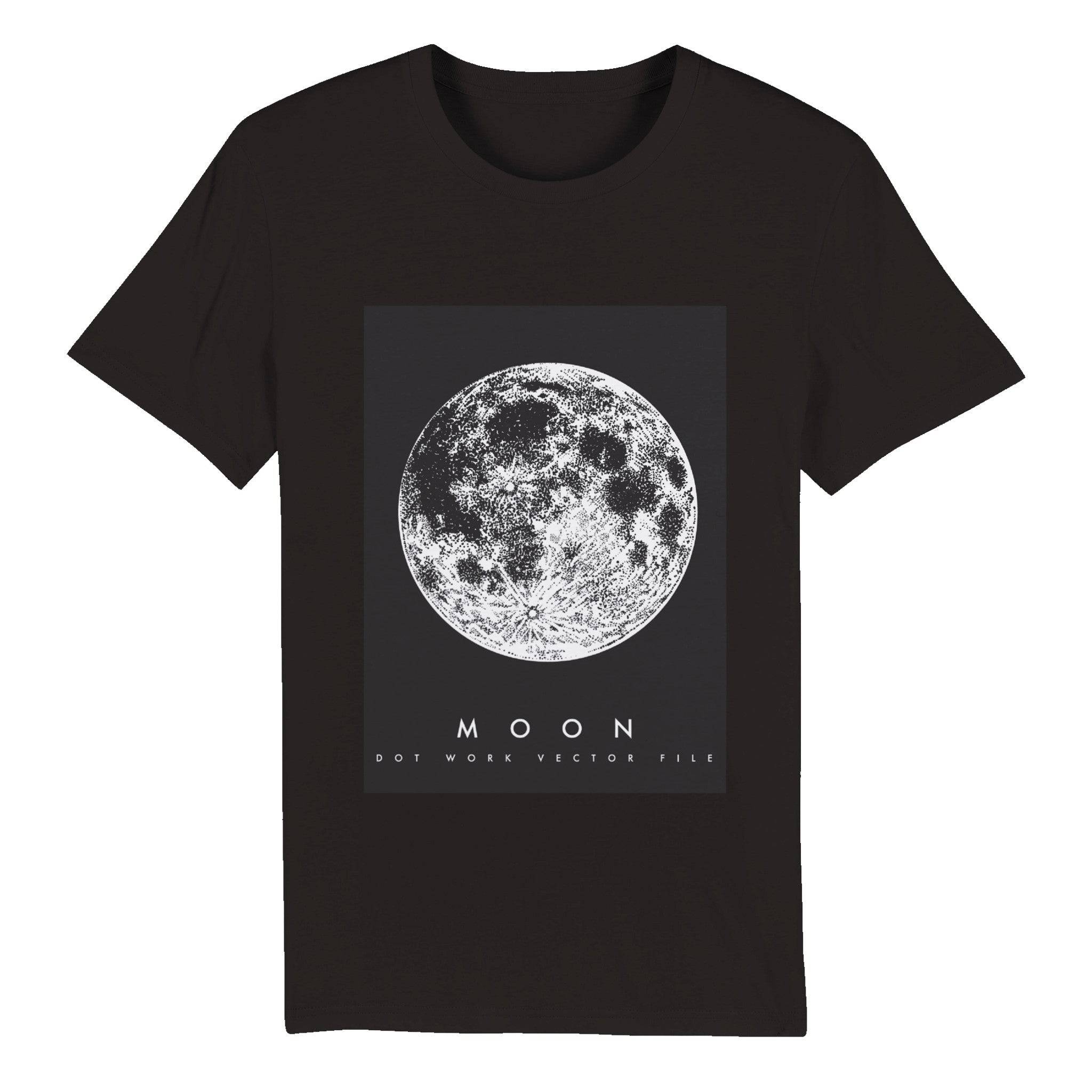 100% Organic Unisex T-shirt/The-Moon - Enet Images