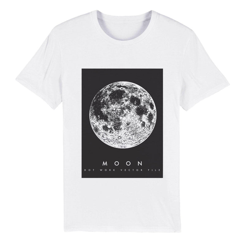 100% Organic Unisex T-shirt/The-Moon - Enet Images