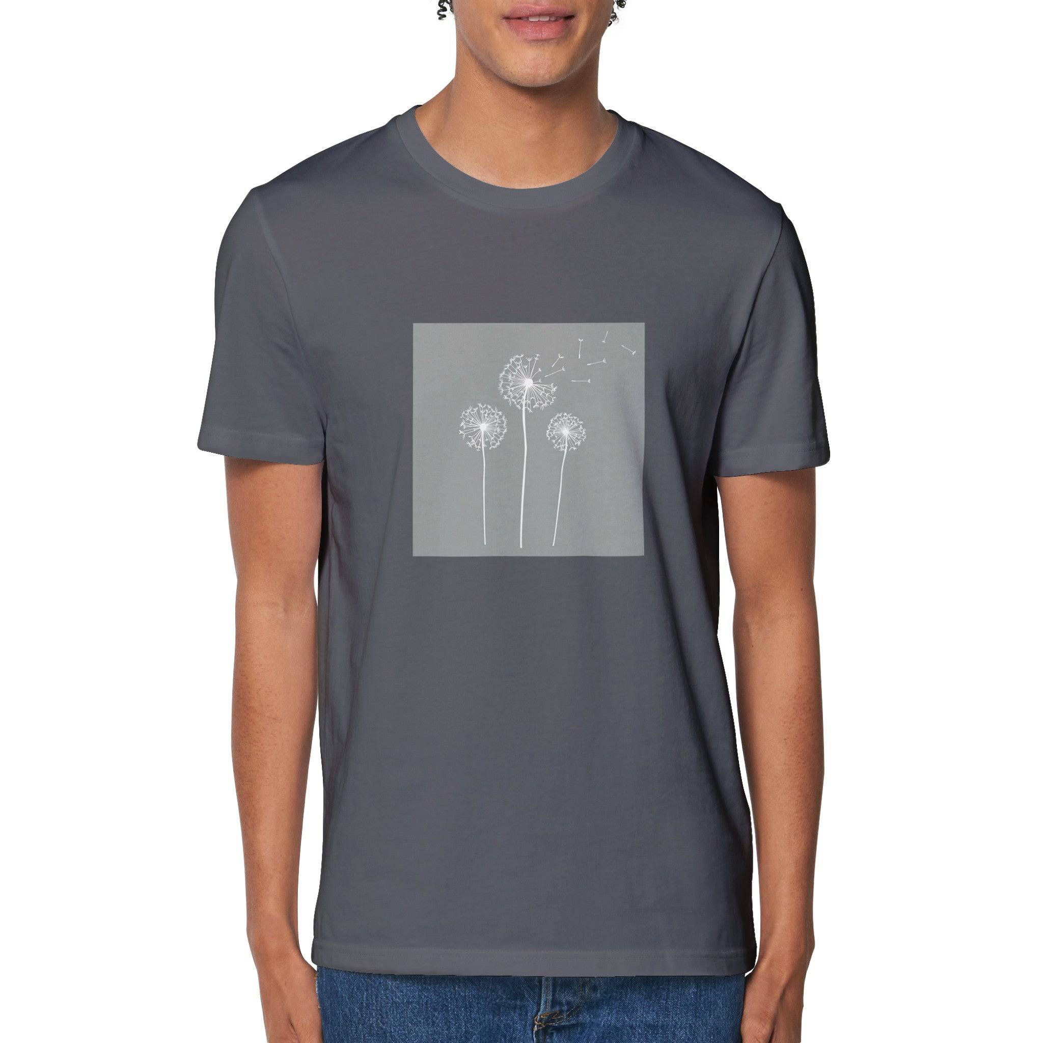 100% Organic Unisex T-shirt/Wind-Flowers - Enet Images