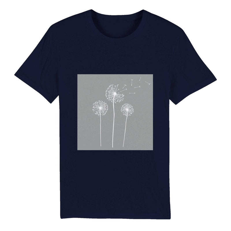 100% Organic Unisex T-shirt/Wind-Flowers - Enet Images