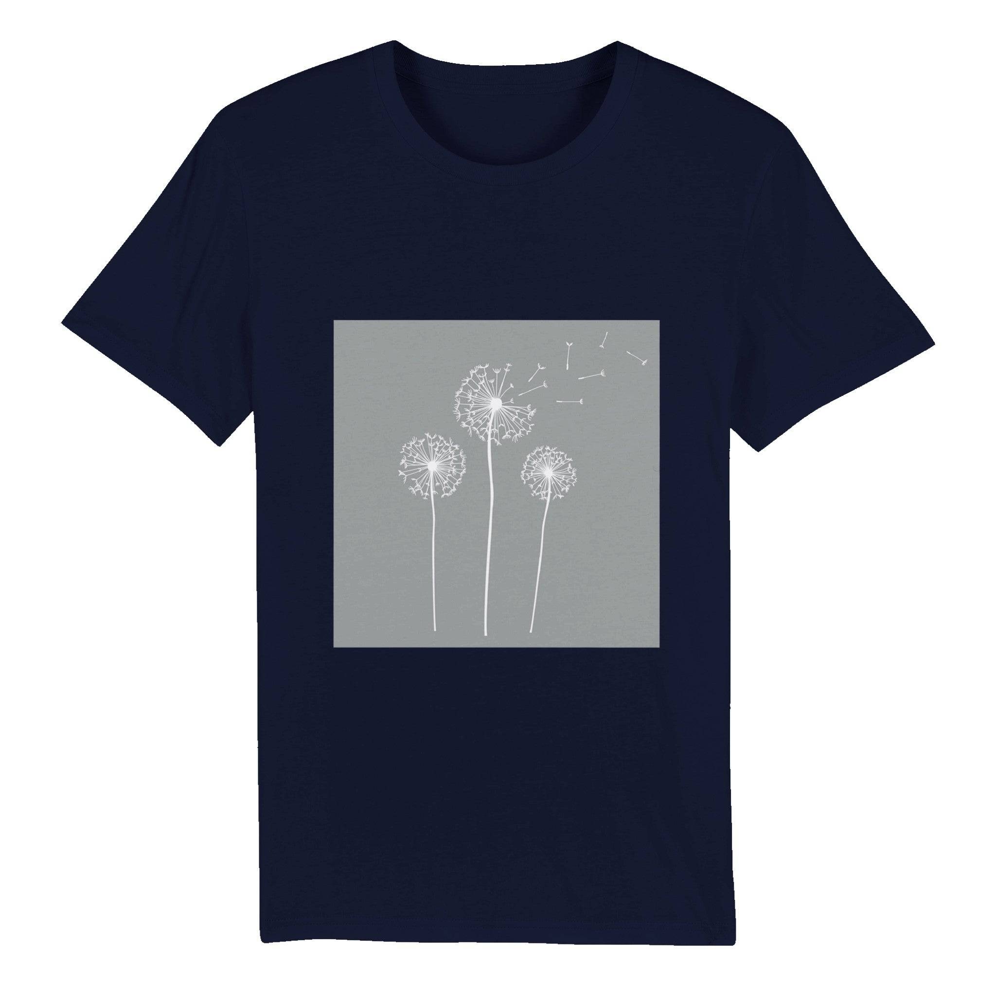 100% Organic Unisex T-shirt/Wind-Flowers - Enet Images