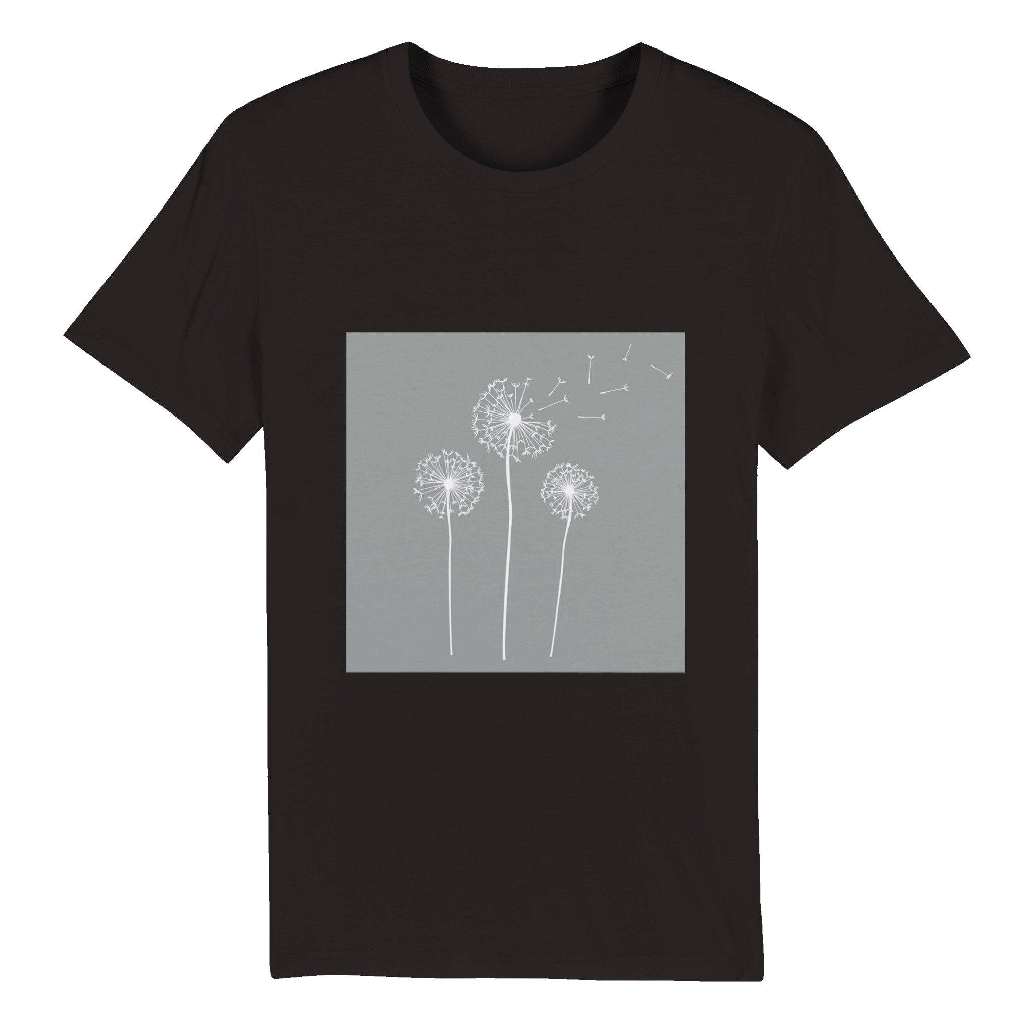 100% Organic Unisex T-shirt/Wind-Flowers - Enet Images
