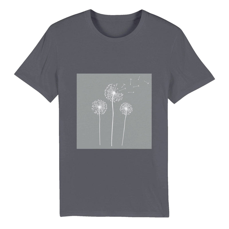 100% Organic Unisex T-shirt/Wind-Flowers - Enet Images