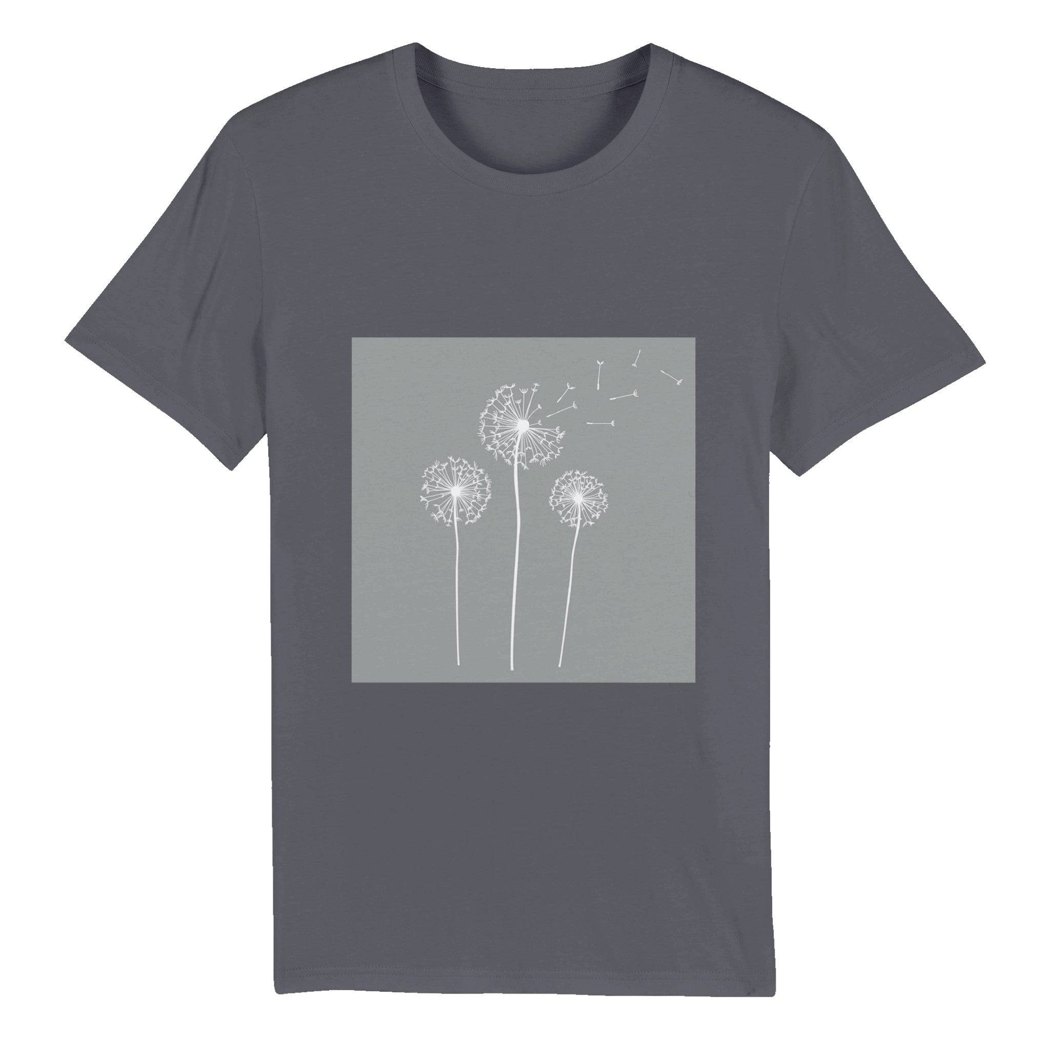 100% Organic Unisex T-shirt/Wind-Flowers - Enet Images