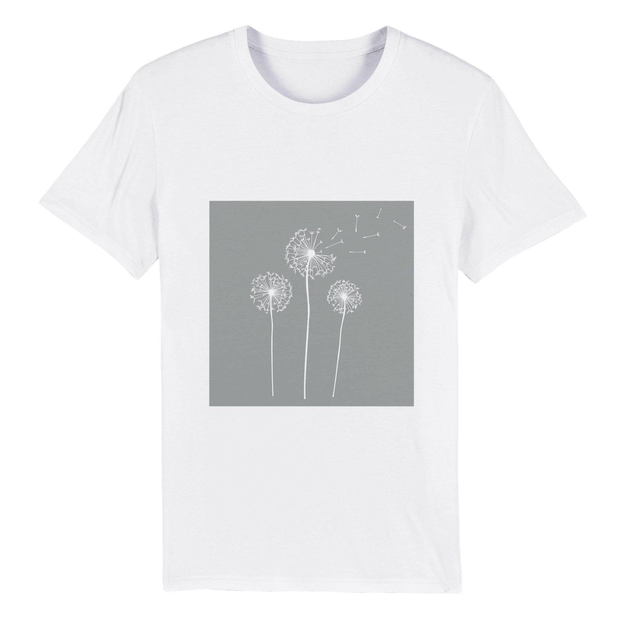 100% Organic Unisex T-shirt/Wind-Flowers - Enet Images