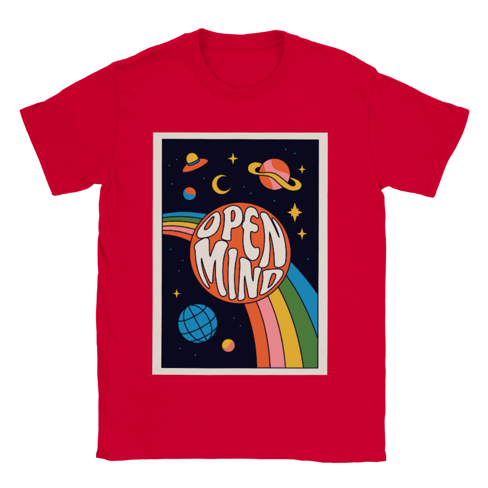 Budget Unisex Crewneck T-shirt/Open-Mind - Enet Images