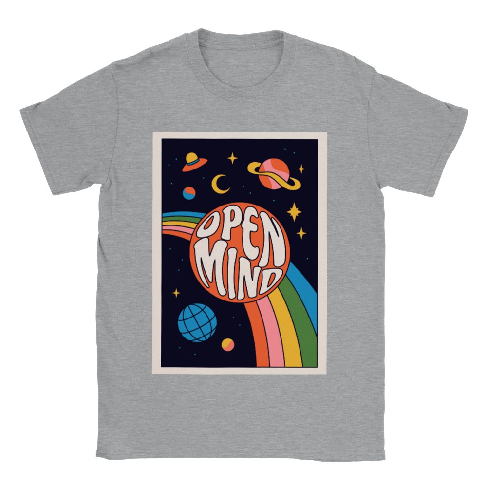 Budget Unisex Crewneck T-shirt/Open-Mind - Enet Images