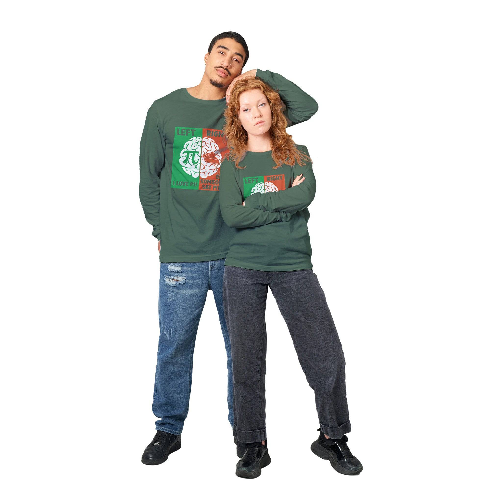 unisex Long sleeve tee/Brain-Games - Enet Images