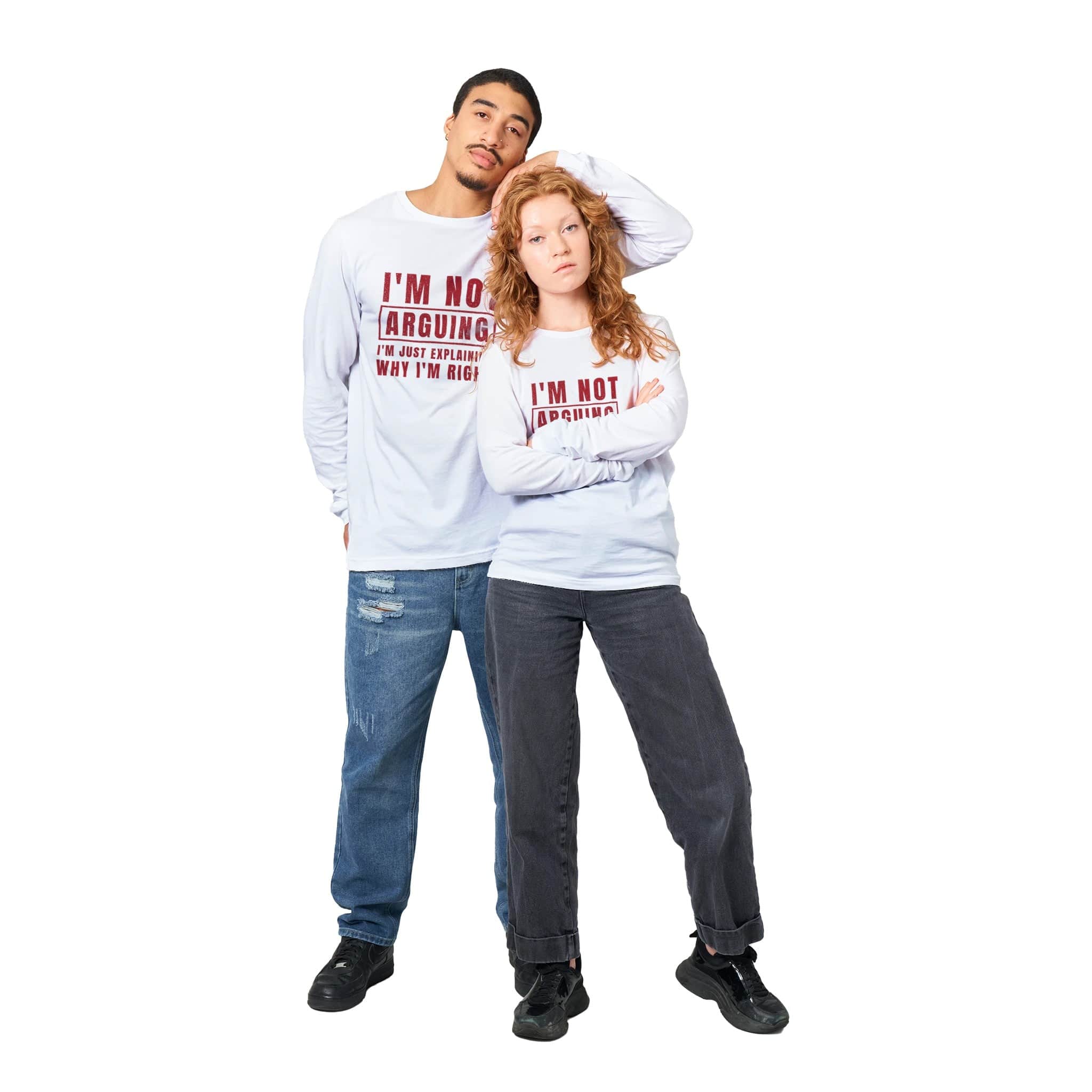unisex Long sleeve tee/Iam-Not-Arguing - Enet Images
