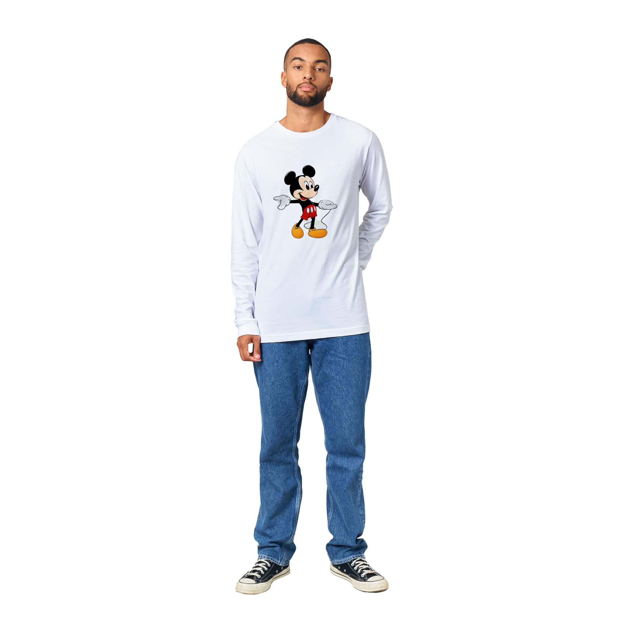 unisex Long sleeve tee/Mickey - Enet Images