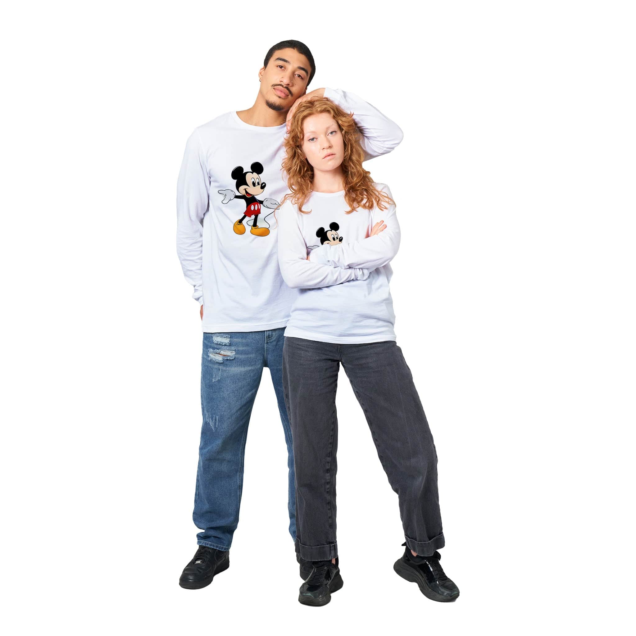 unisex Long sleeve tee/Mickey - Enet Images