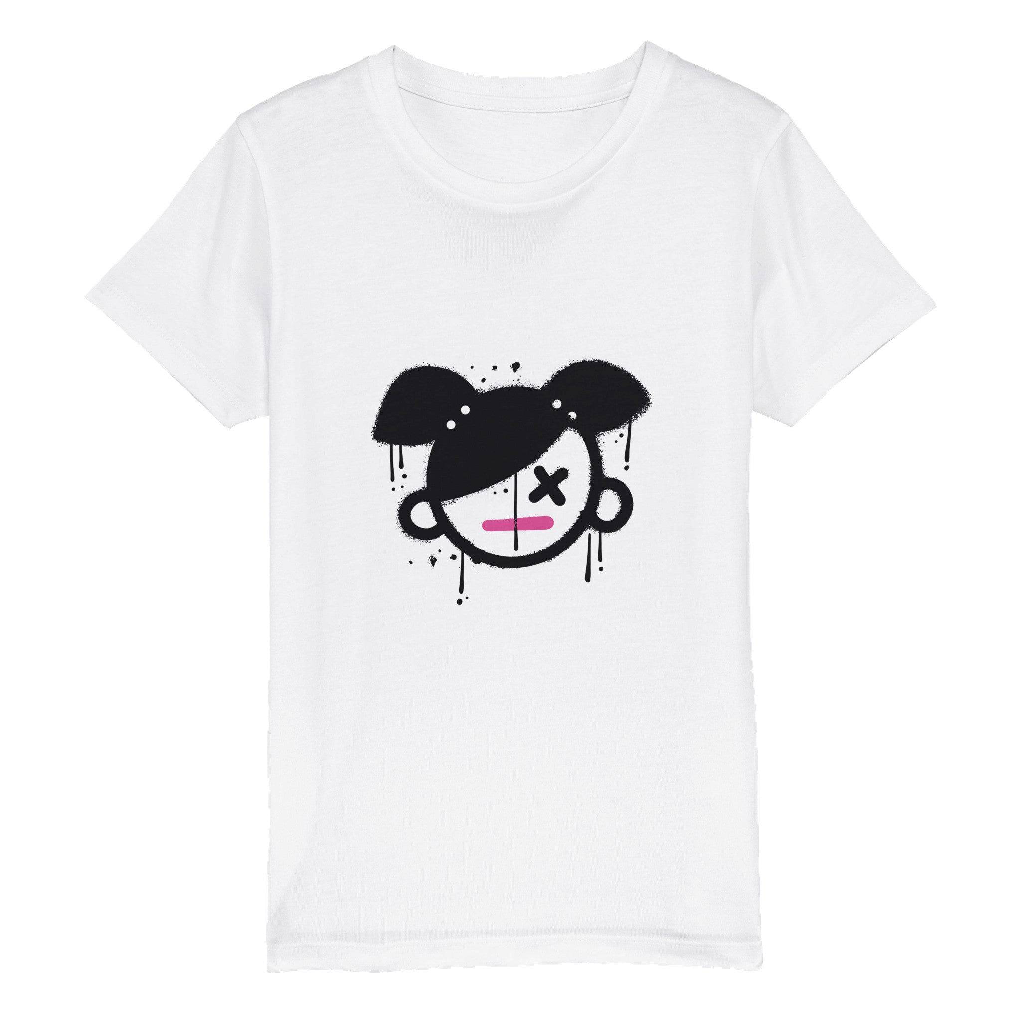 Organic Kids Crewneck T-shirt/Girly - Enet Images
