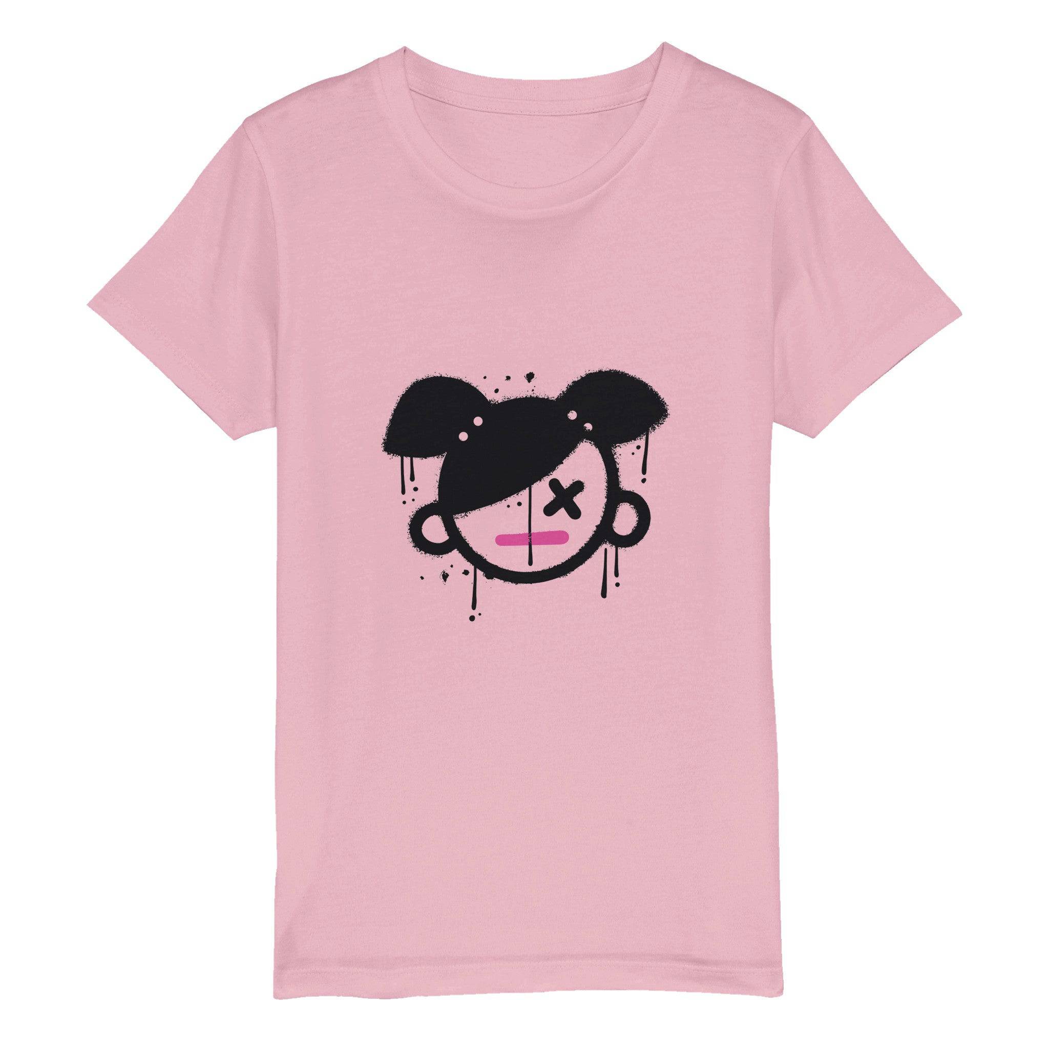 Organic Kids Crewneck T-shirt/Girly - Enet Images