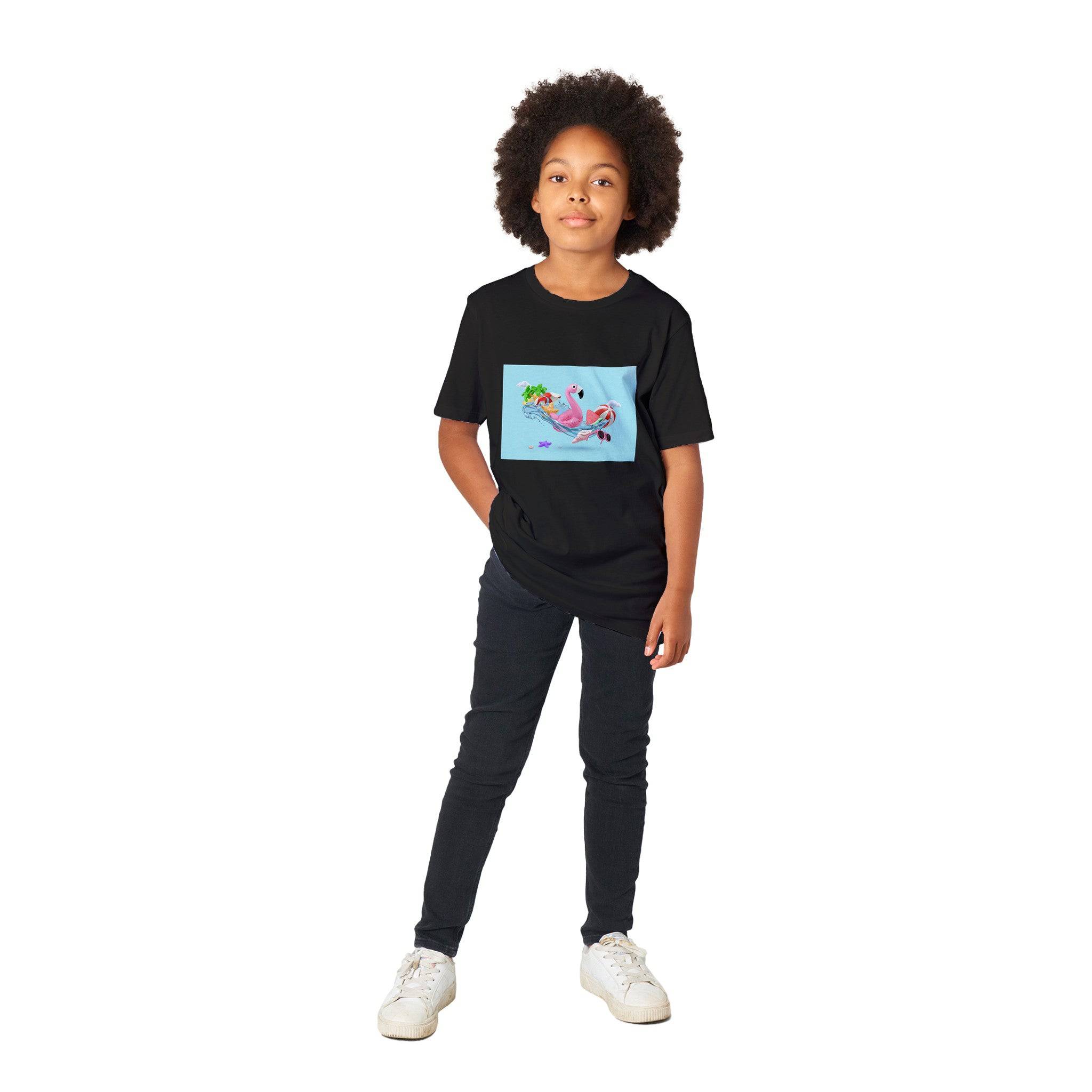 Organic Kids Crewneck T-shirt/Summer-Tools - Enet Images