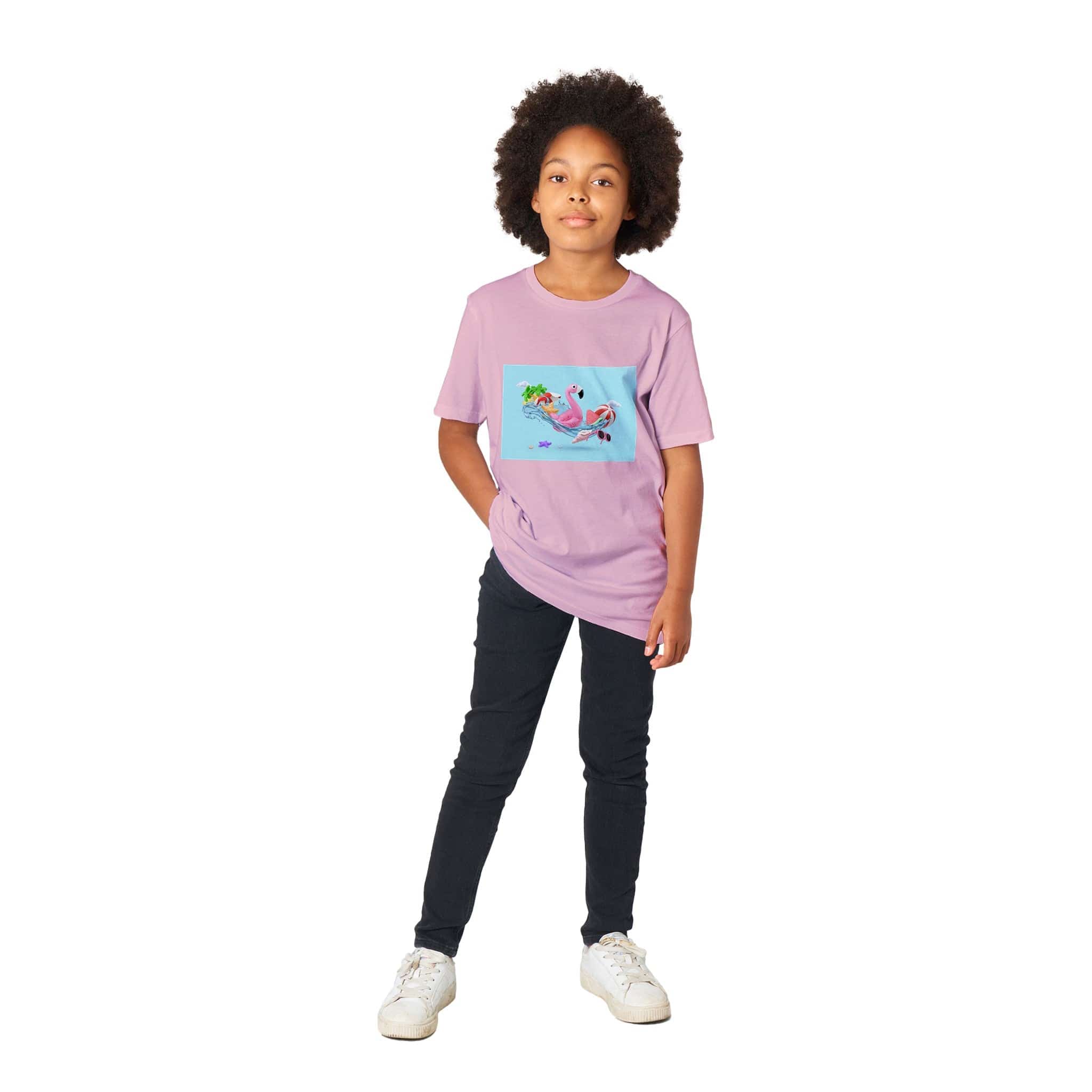 Organic Kids Crewneck T-shirt/Summer-Tools - Enet Images