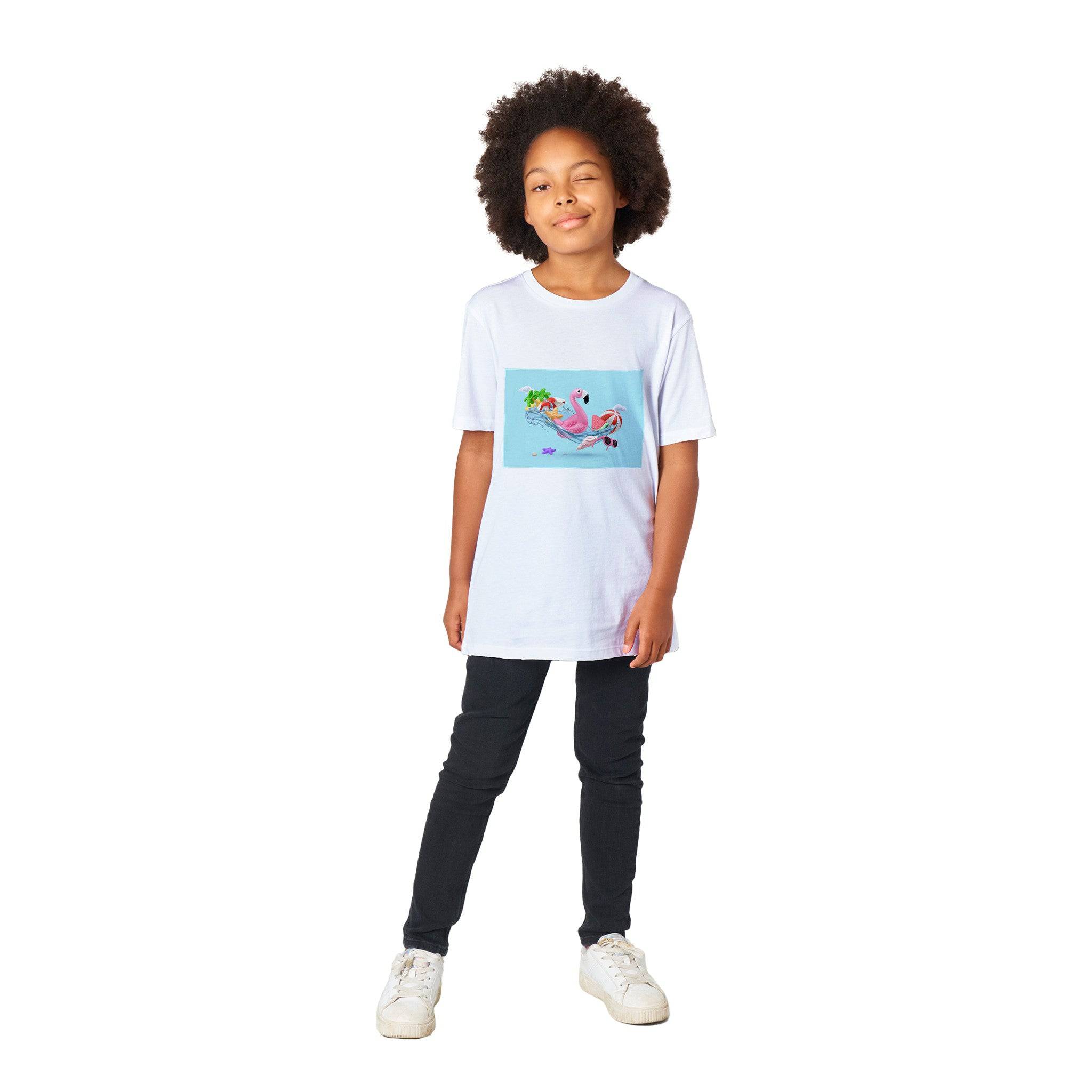 Organic Kids Crewneck T-shirt/Summer-Tools - Enet Images