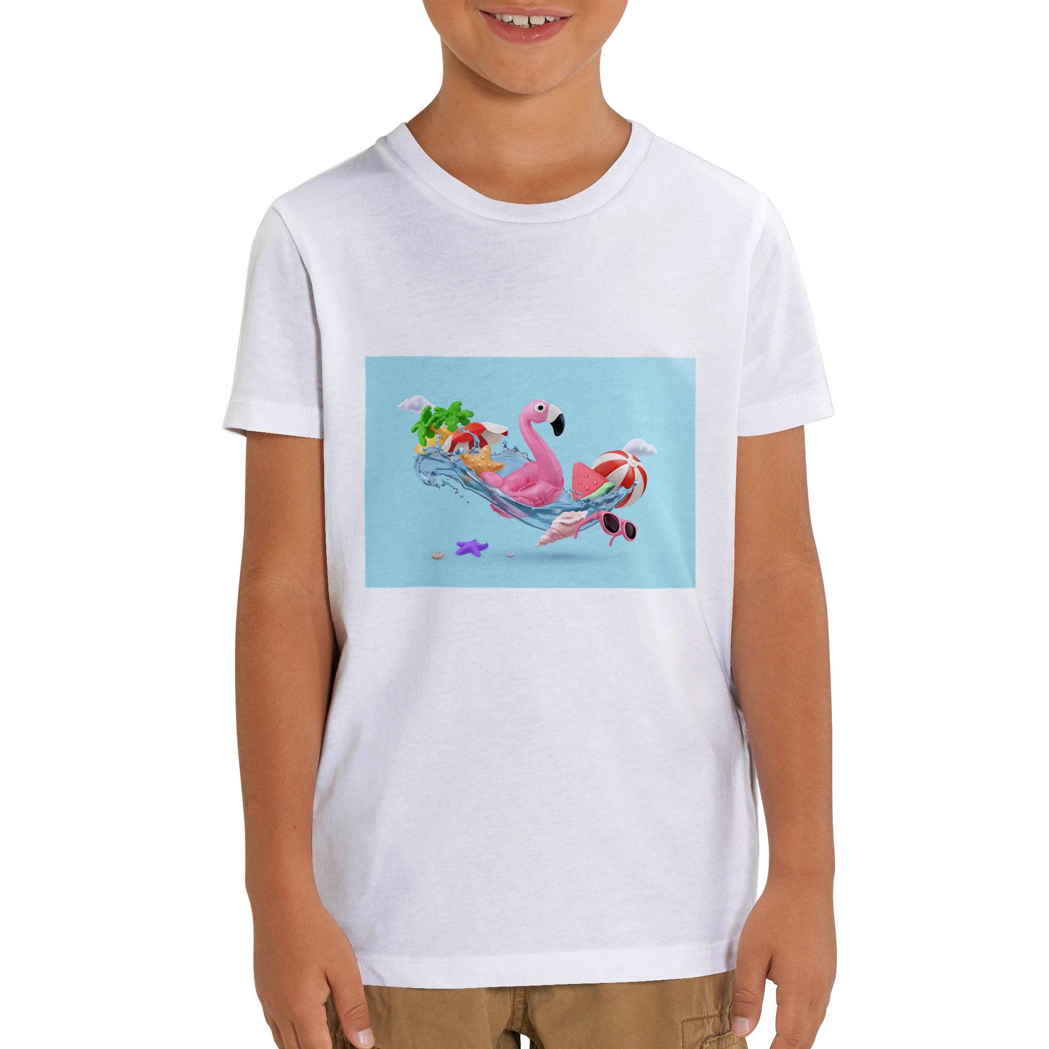 Organic Kids Crewneck T-shirt/Summer-Tools - Enet Images