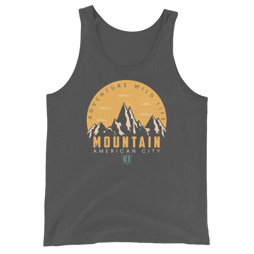 Men’s Staple Tank Top/Mountains - Enet Images