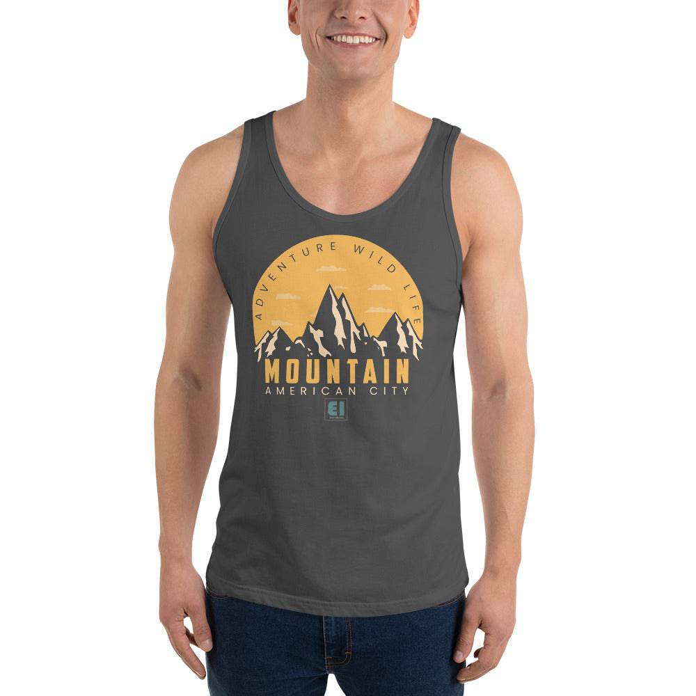 Men’s Staple Tank Top/Mountains - Enet Images