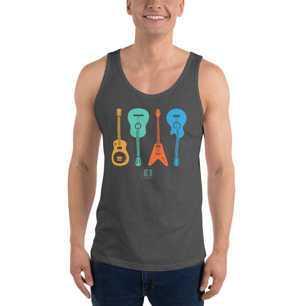 Men’s Staple Tank Top/Guitars-Vintage - Enet Images