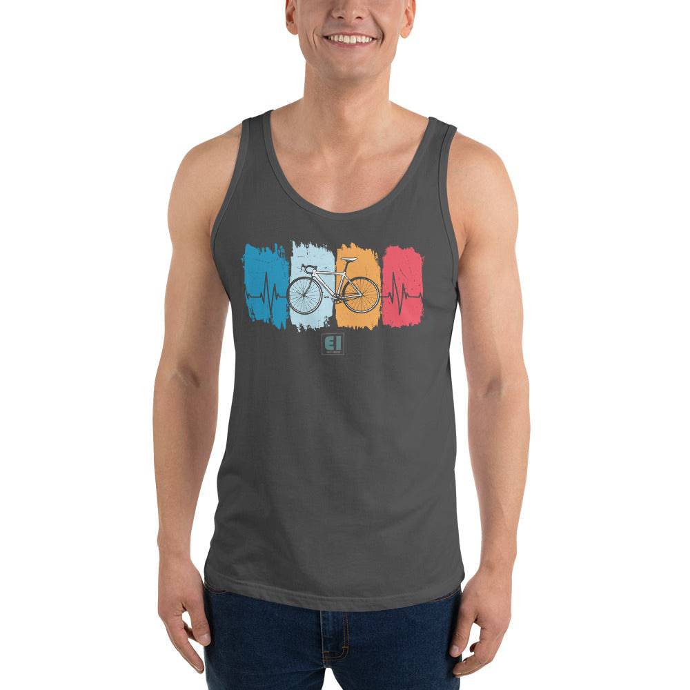 Men’s Staple Tank Top/Bicycle-Ride - Enet Images
