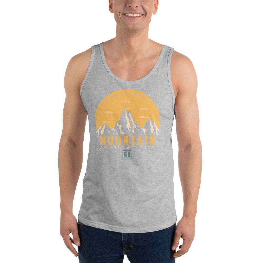 Men’s Staple Tank Top/Mountains - Enet Images