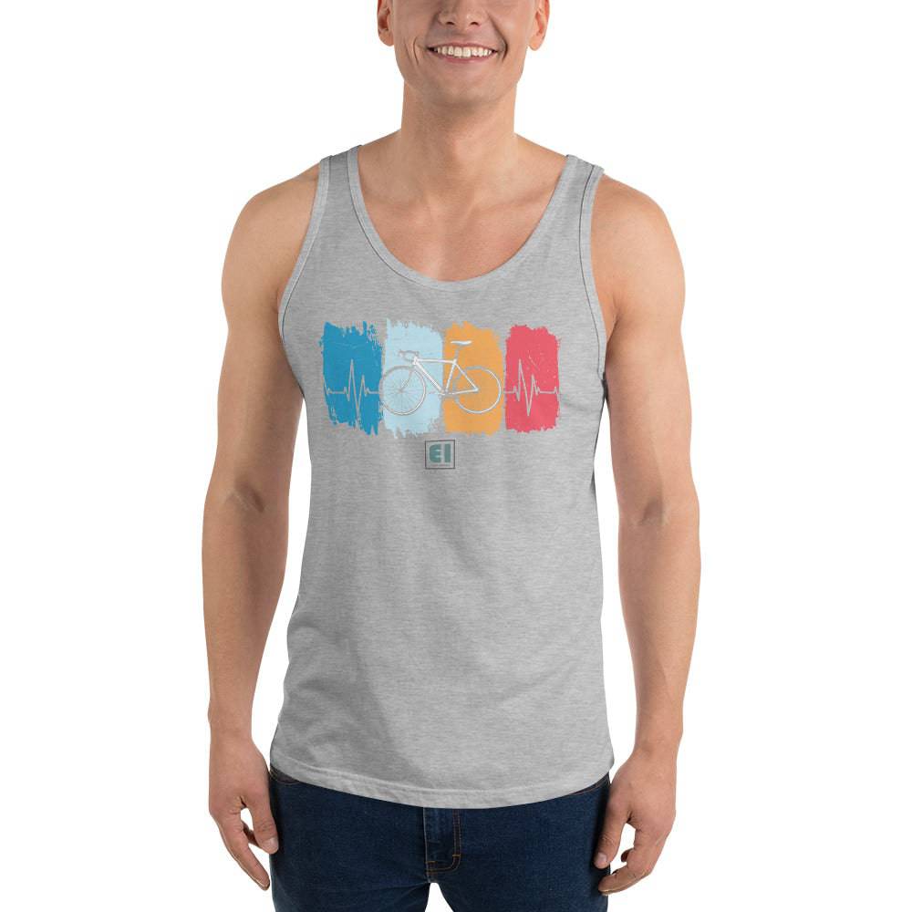 Men’s Staple Tank Top/Bicycle-Ride - Enet Images