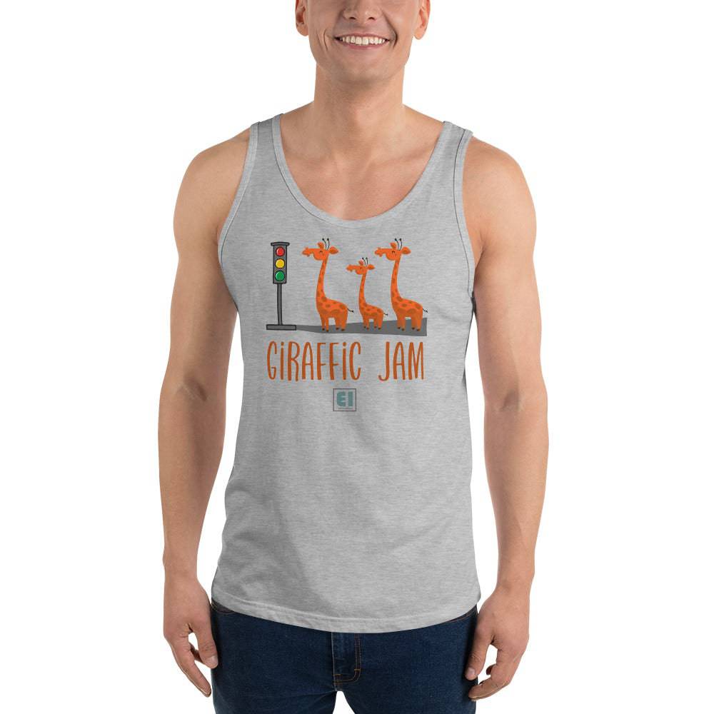 Men’s Staple Tank Top/Giraffe-Jam - Enet Images