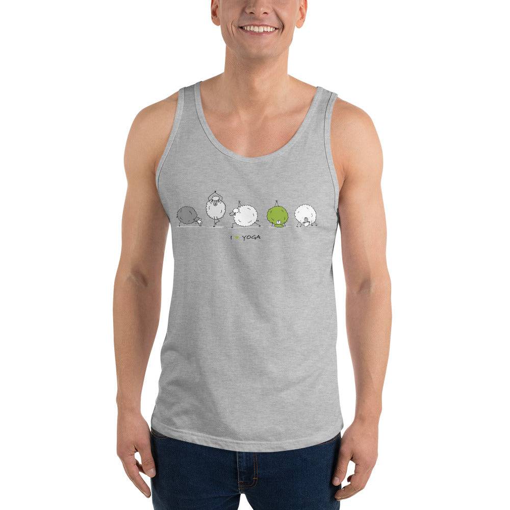 Men’s Staple Tank Top/Yoga-Sheep - Enet Images
