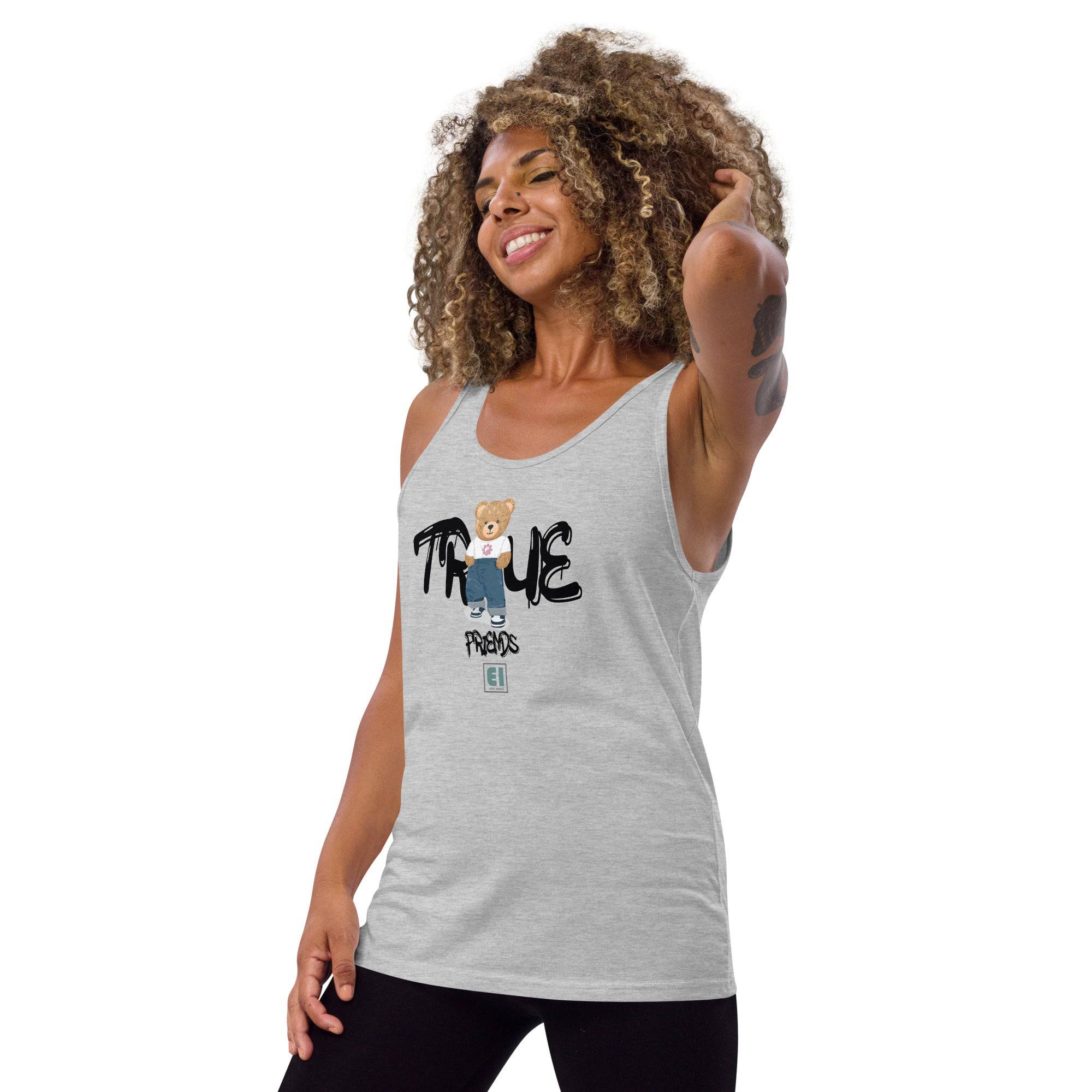 Men’s Staple Tank Top/Teddy-Bear-True - Enet Images